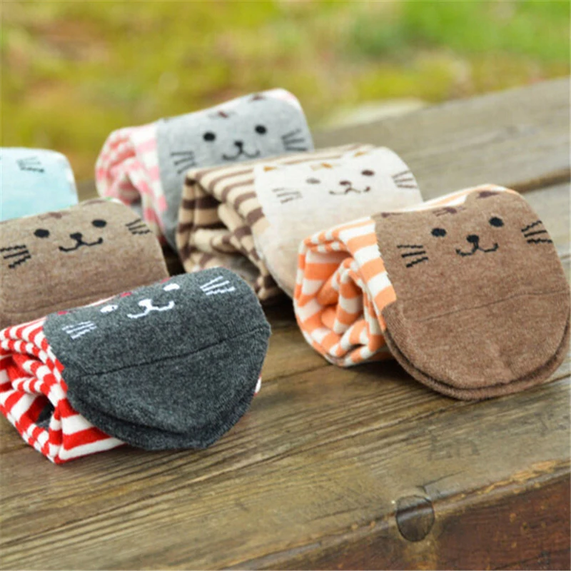 Hot 1 Pair Women Populor 3D Cartoon Animals Striped Socks Cat style Lovely Cotton Socks Cotton Ankle Casual Socks Hot 1 Pair Women Populor 3D Cartoon Animals Striped Socks Cat style Lovely Cotton Socks Cotton Ankle Casual Socks