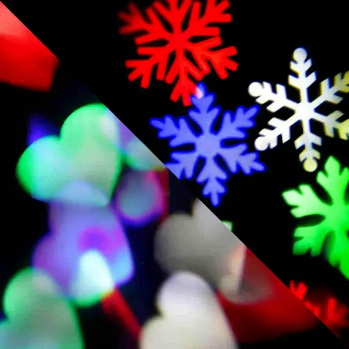 Рождественский Декор, уличный светодиодный светильник для лазерного проектора, душ, снежинка, статическое мерцание, ИК пульт дистанционного управления, пейзаж, Рождественская садовая лампа DC112
