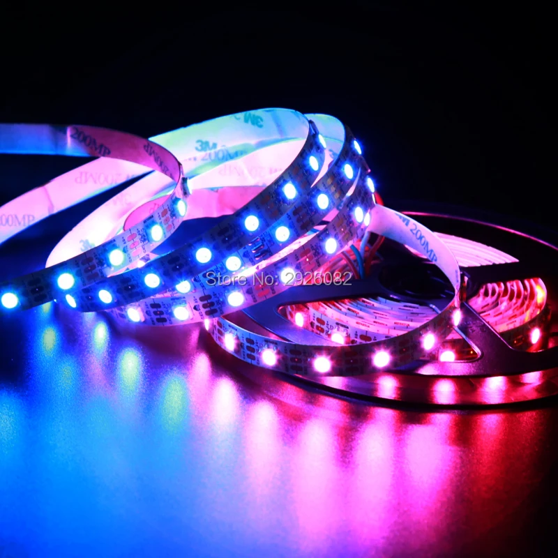 5V 74 светодиодный s/m SK6812 пикселей RGB полосы светильник Рождество 5050 SMD неоновая