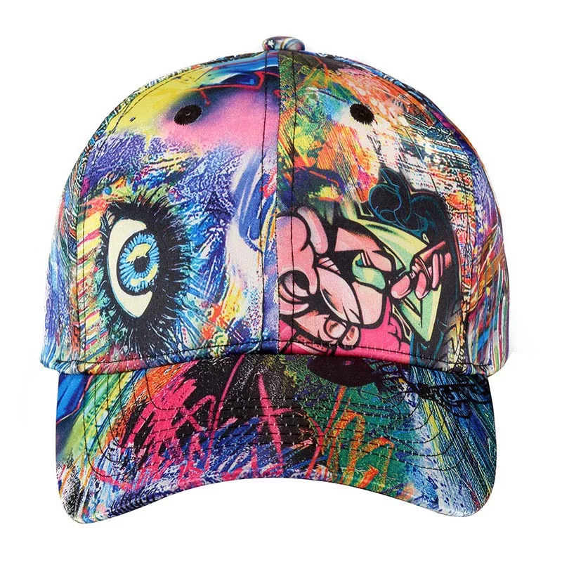 Man Baseball Cap Graffiti Embroidery Hip Hop Unisex Snapback Teenage Outdoor Dance Hat Adjustable Sport Caps Casquette (5)