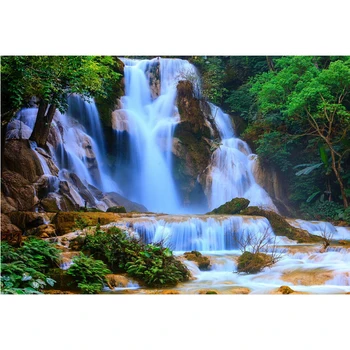 

Waterfall 40X30 new needlework full square drill diamond painting diy cross stitch diamond embroidery household decoration #BR18