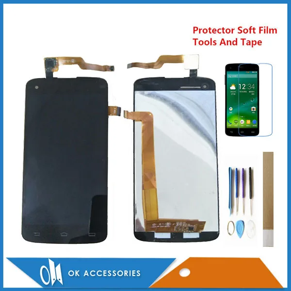 

With Frame 5.0 Inch For Philips Xenium i908 LCD Display With Touch Screen Digitizer Assembly High Quality Black White With Kits