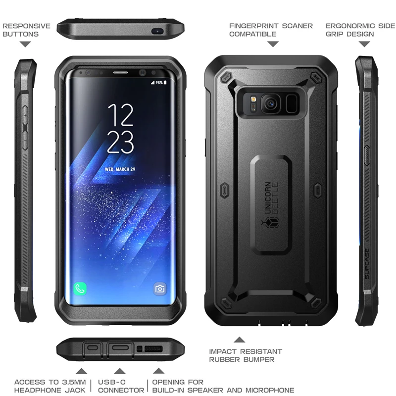 Cena SUPCASE do Samsung Galaxy S8 Case 5.8 \