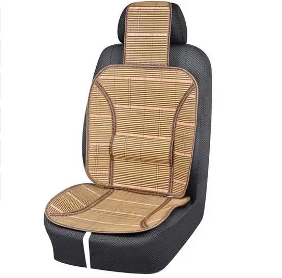 Универсальный Летний чехол для сиденья автомобиля 1 шт. бамбуковые Чехлы для всех автомобилей - Название цвета: 1 Pc