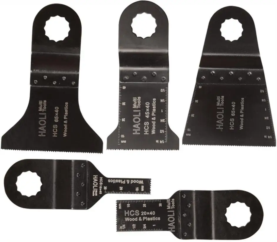 5 x Mix E cut standard oscillating multi tool saw blade for Ridgid AEG power tools accessories