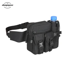 Молл поясная сумка Тактический держатель для бутылки воды поясная сумка для Пешие прогулки Рыбалка Охота подножка поясные сумки спортивные сумки