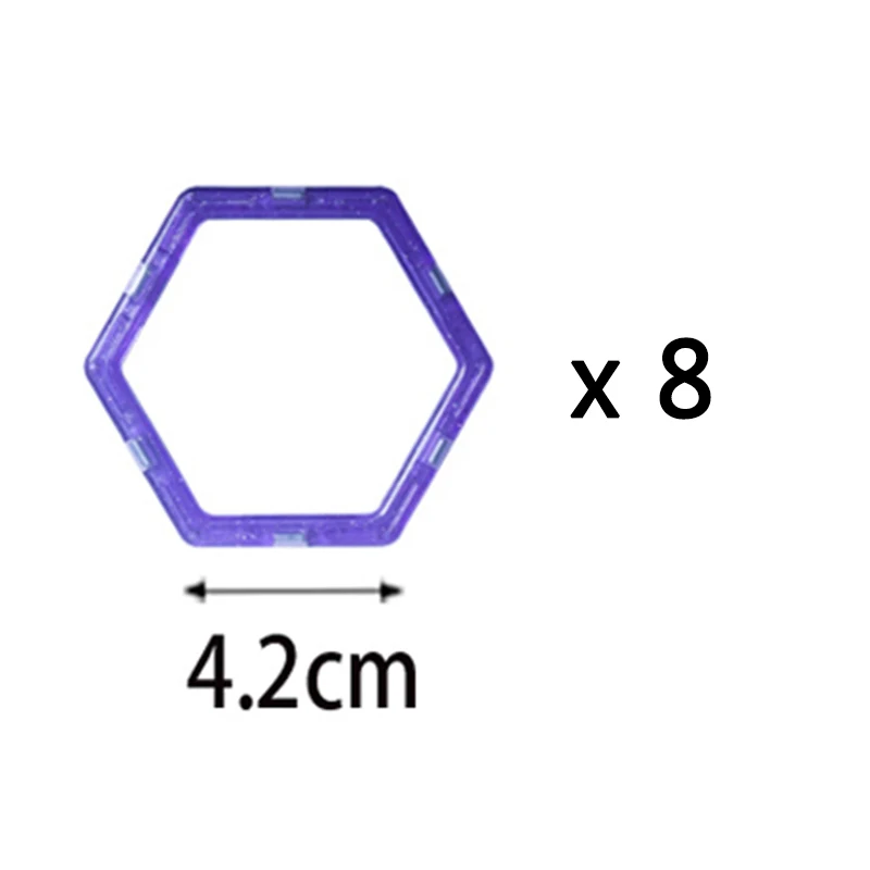 8 шт. Мини Магнитный конструктор, набор для строительства, модель, строительные блоки, игрушки, 3D кирпичи, развивающие игрушки, подарок для мальчиков, детей - Цвет: 8 PCS