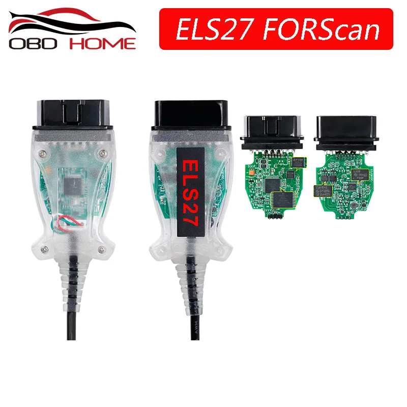 OBD2 ELS27 FORScan PIC24HJ128GP+ FTDI микрочип для Mazda/для Lincoln/для Mercury предназначен для работы над ELM327 и J2534 ELS 27