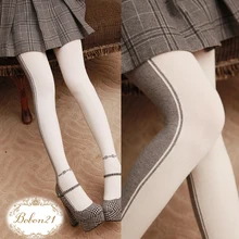 Милые колготки принцессы в стиле Лолиты; Bobon21; очень тонкие хлопковые колготки до щиколотки; AC1315