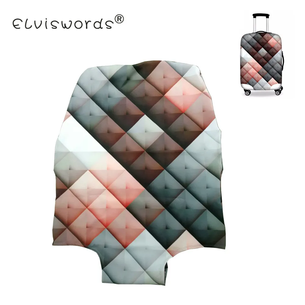 

ELVISWORDS Thickened Luggages Protective Cover for 18-30 Inch Trolley Cases Waterproof Elastic Suitcases Bag Dust Rain Covers