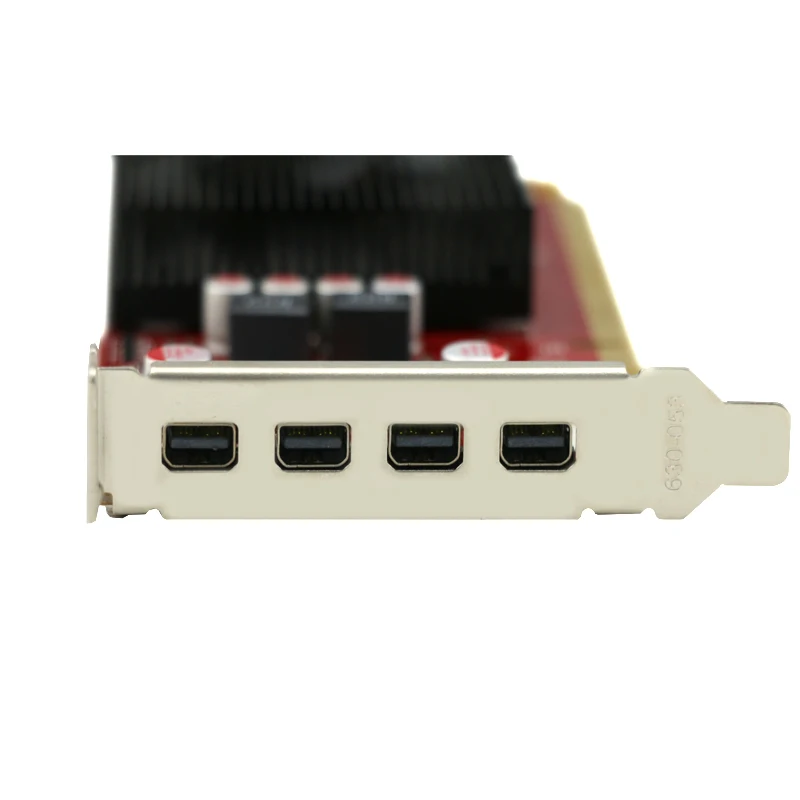 VEINEDA многоэкранный Дисплей карты R7 350 2 Гб GDDR5 128Bit PCI Express 0 4DP для низкий профиль ПК