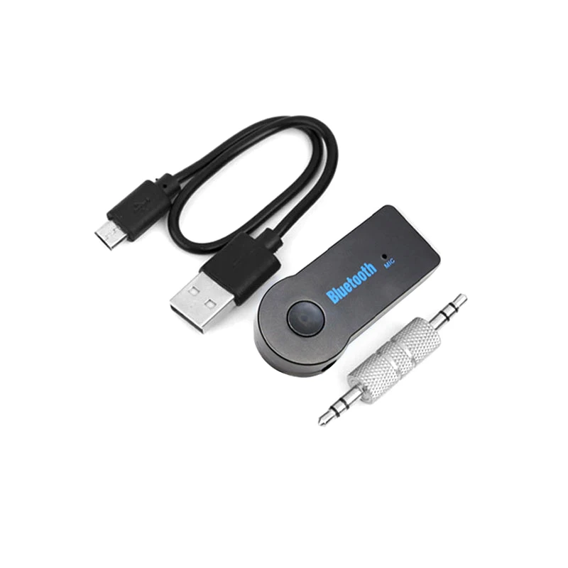 Vexverm 3.5mm Jack Aux Handsfree Wireless Car Bluetooth Receiver Kit Adapter For Headphone MP3 Music Audio Reciever Adapter Z35