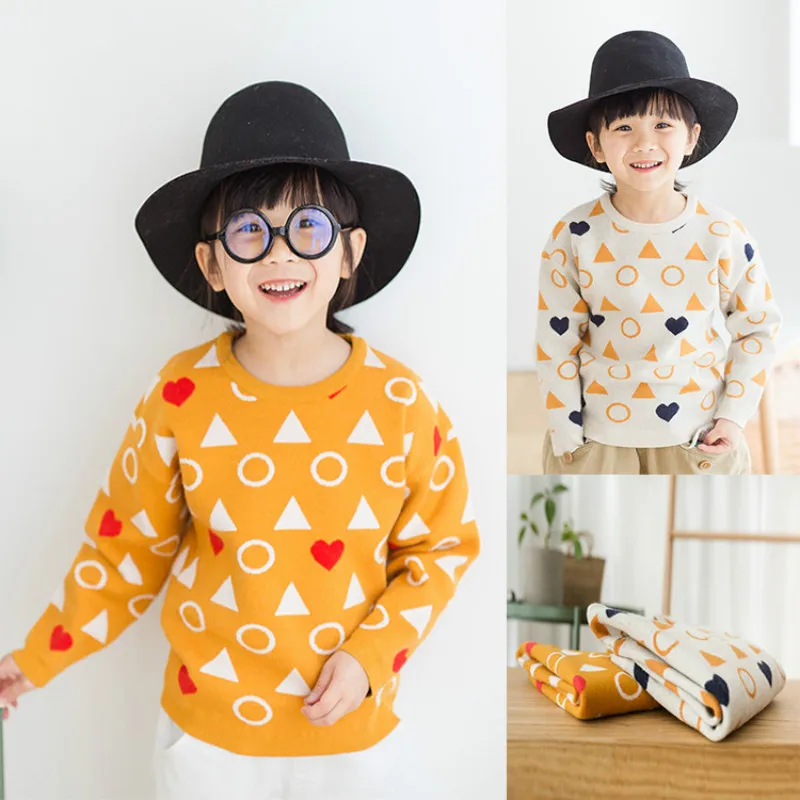 

Girls Sweater 2018 New Style Spring and Autumn Fashion Sweaters Boys and Girls Sweaters Turtleneck Shirts Sweaters