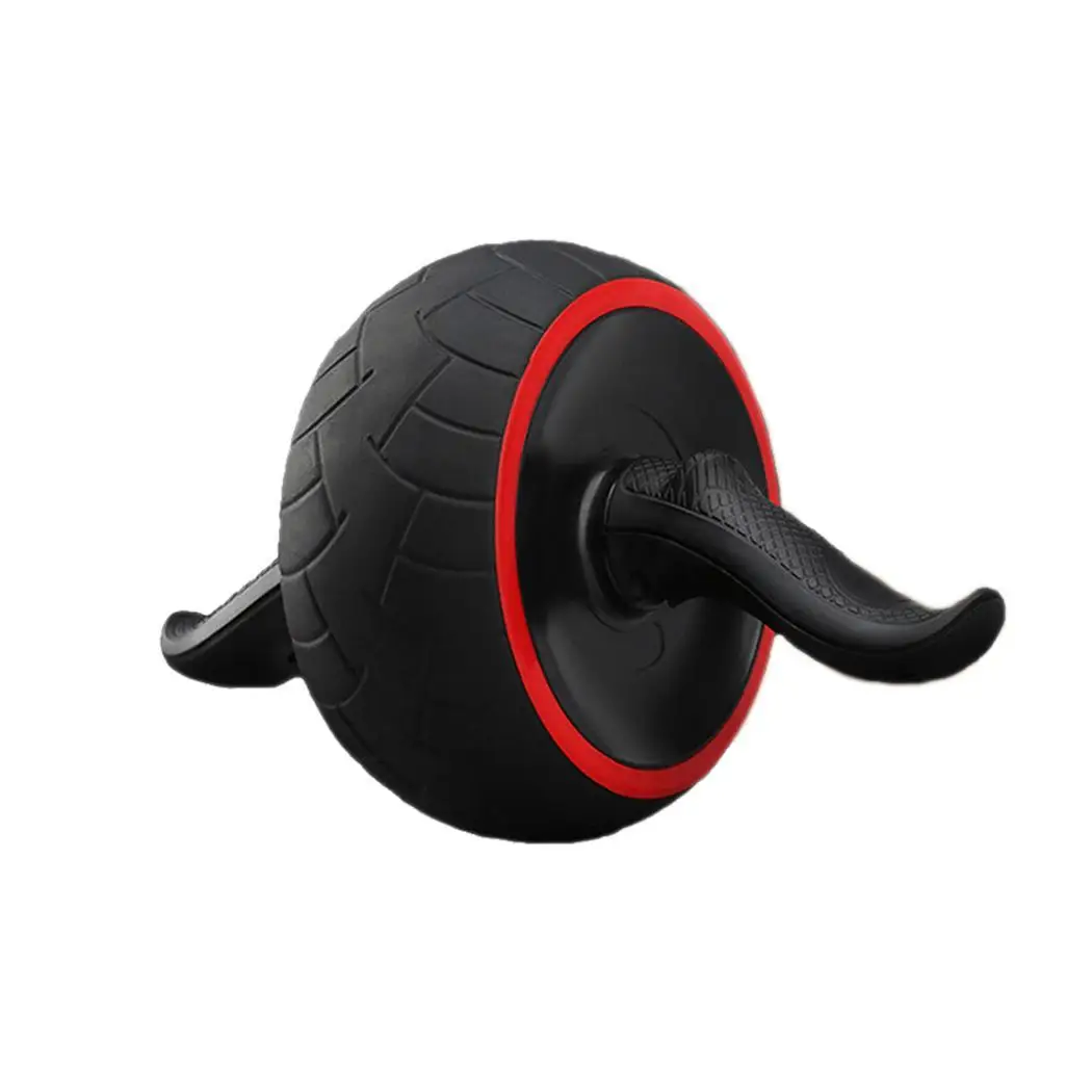 Автоматический отскок брюшной мышцы колеса фитнес оборудование золотой черный, синий черный, черный красный - Цвет: Бежевый