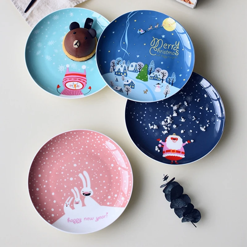 Ceramic Christmas Cake Plate Ceramic Christmas Cake Plate
