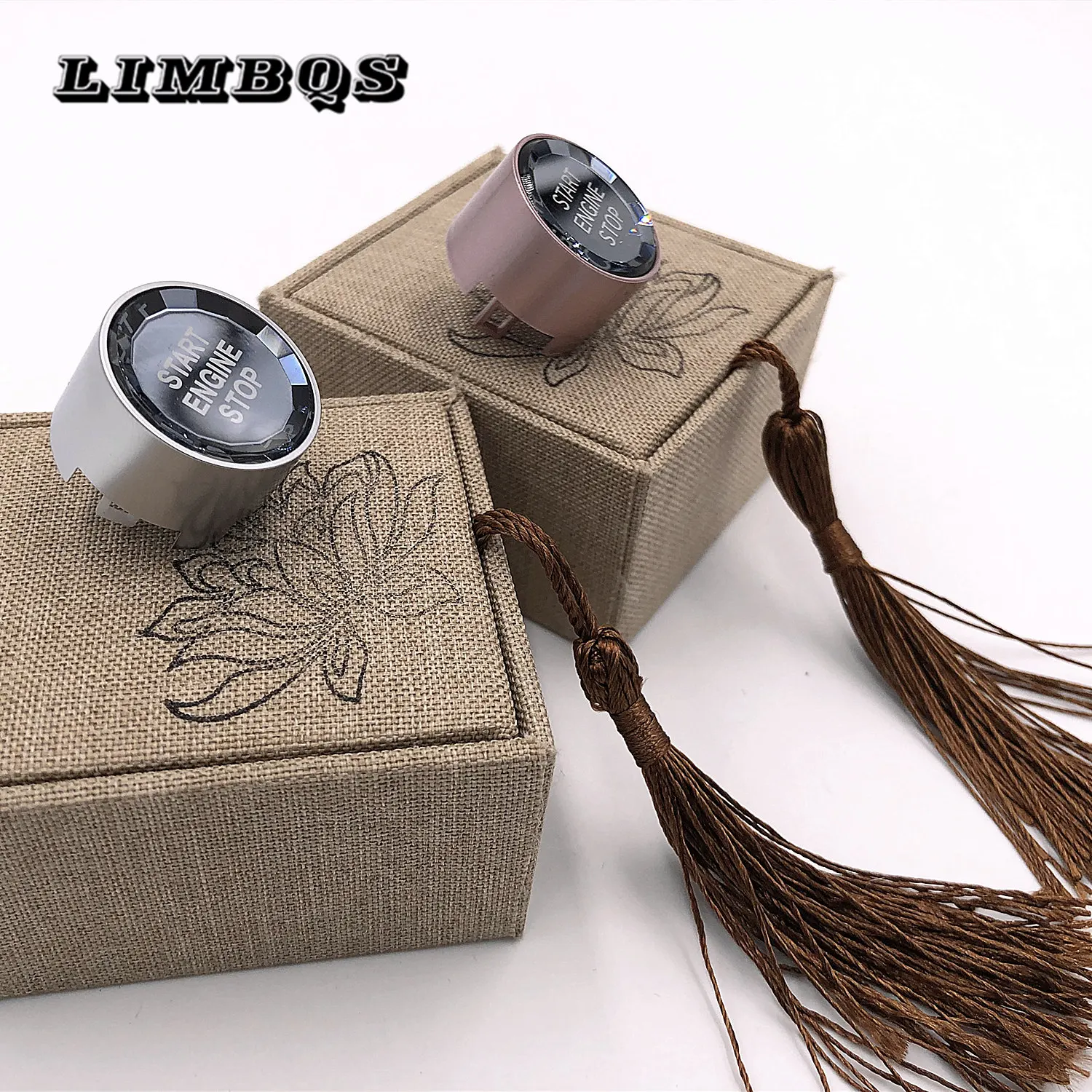 

Crystal buttons Cover for f10 f11 f15 f16 f25 f26 f01 e84 e90 g30 g50 bmw E F G series ignition start stop engine switch 2012-19