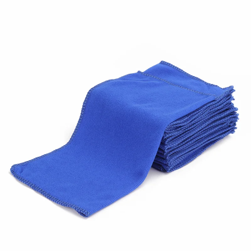 10X Absorbent Microfiber Towel Car Home Kitchen Washing Clean Wash Square Cloth