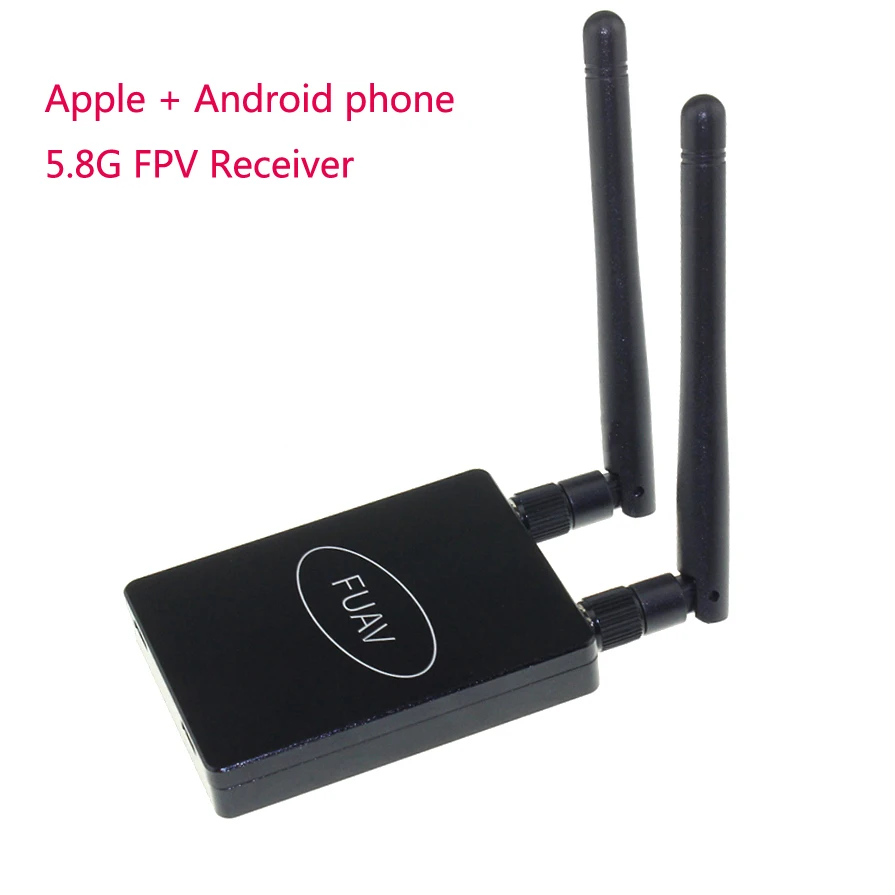 

Mini VR Apple+Android 5.8G 150ch FPV Receiver UVC Video Downlink OTG for Through Aerial Fixed Wing For FPV RC Drone Quadcopter