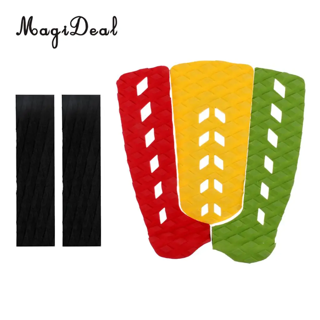MagiDeal 5x Water-Resistant EVA Surfboard Traction Pad Tail Pad for Surfing Stand Up Paddleboard Shortboard 