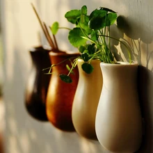 Домашний декор комнаты керамический горшок мини настенный вазы для водяных растений