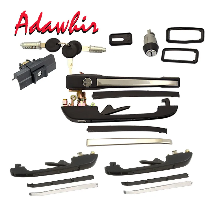 

FOR VW JETTA MK1 MK2 DERBY outer door handle full set 191837206+ 191837205+ 193839205+ 193839206+ 165827571F