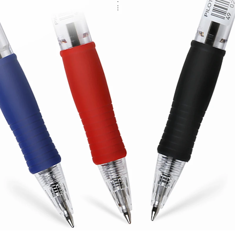 9 штук, BPGP-10R пилота, супер ручка, шариковые ручки, шариковая ручка, прозрачный пластик, 0,7 мм, офисные, школьные принадлежности