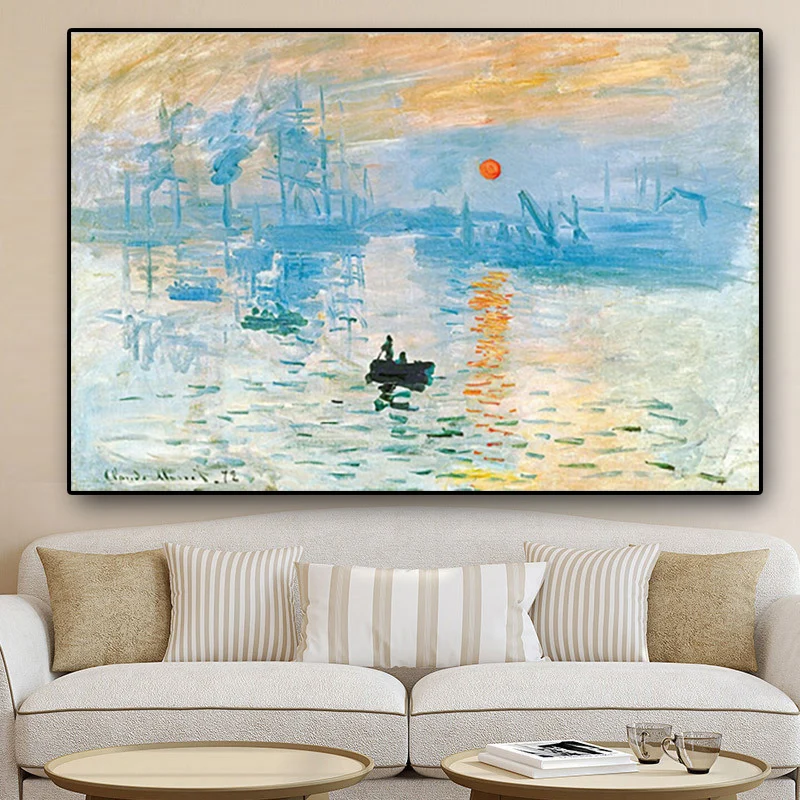 Impression Sunrise by Claude Monet Student Backpack
