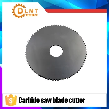 

1pcs Circular Saw Blade 125mm 0.5 0.8 1.0 1.5 Carbide Round Milling Saw Cutter 80T CNC Cutter Knife Metal Slotting Cutting Tool