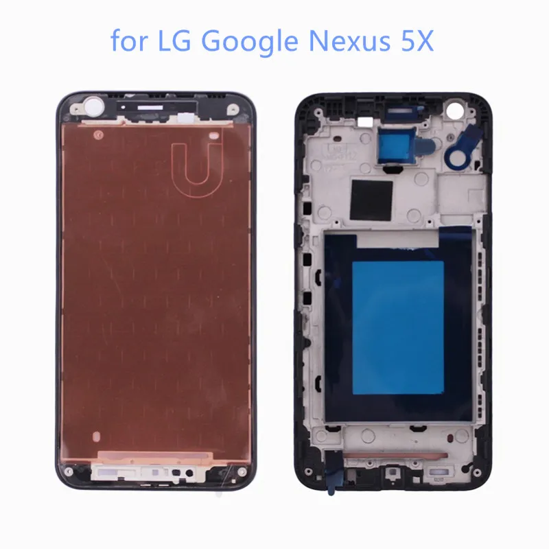 Atten для LG Google Nexus 5X ЖК-дисплей опорная рама Передняя панель Лицевая Рама Корпус +