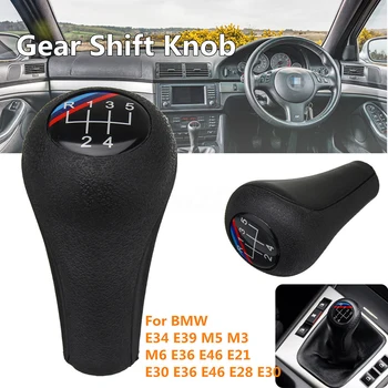 

JX-LCLYL 5 Speed Car Gear Stick Shifter Shift Knob For B-M-W E28 E30 E34 E36 E46 M3