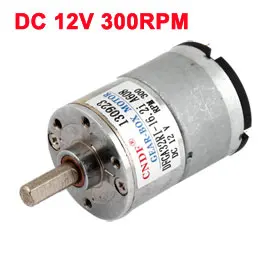 

UXCELL Hot Sale 1 Pcs 32mm Cylindrical Body DC 12V 300RPM Geared Gear Box Motor Replacement