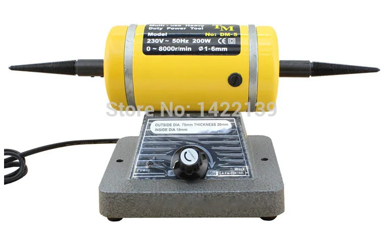 

Variable Speed Bench Lathe Polishing Machine Buffing Motor Jewery Polisher