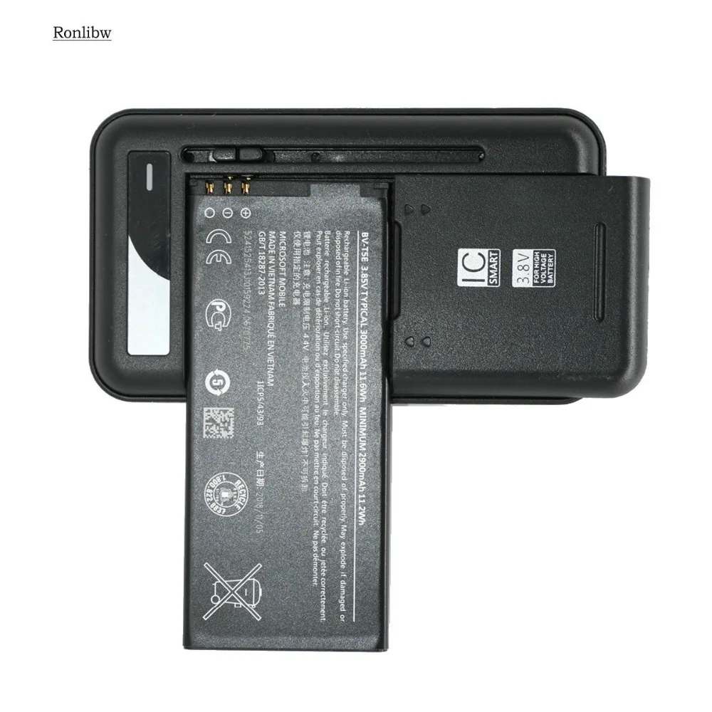 Ronlibw 3000 мАч BV-T5E BVT5E запасная батарея + зарядное устройство для Microsoft Lumia 950 RM-1106 RM-1104 |
