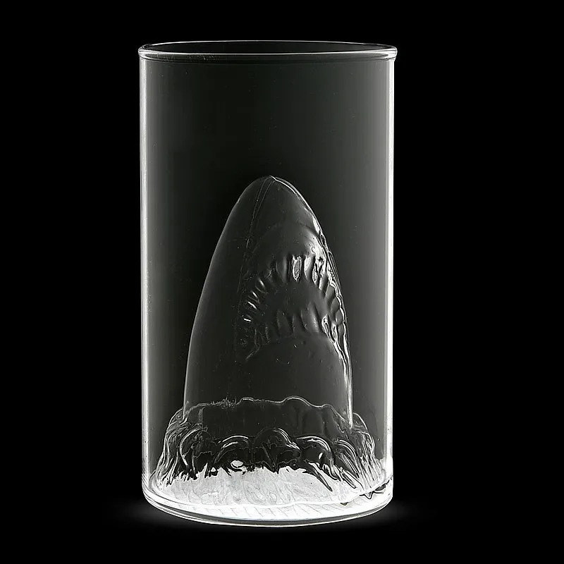 75 шт./партия Акула стекло большая акула бокал для вина с двойным остеклением