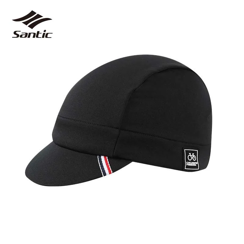 Santic Cycling Cap Fleece Thermal Winter Hats For Men Outdoor Sport