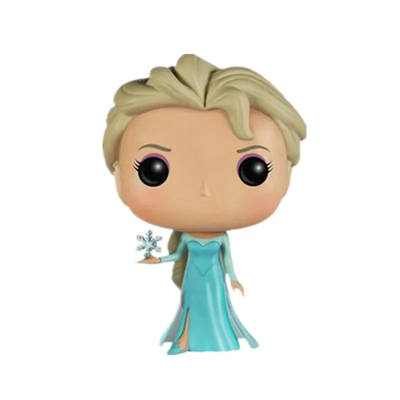 Funko POP Frozen#82 Elsa#81 Анна виниловая Кукла Коллекция каваи#220 Ариэль#52 Жасмин фигурка модель игрушки подарок на день рождения - Цвет: N-Elsa-82