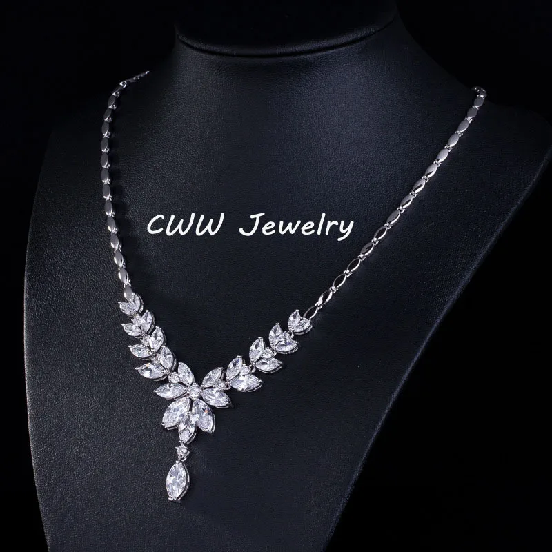 CWWZircons великолепные свадебные женские аксессуары AAA + с кристаллами швейцарского