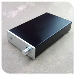 Алюминиевый Чехол Hi-Fi усилитель 2,0 канал 60 Вт + 60 Вт AD827 + LM3886 стерео усилитель