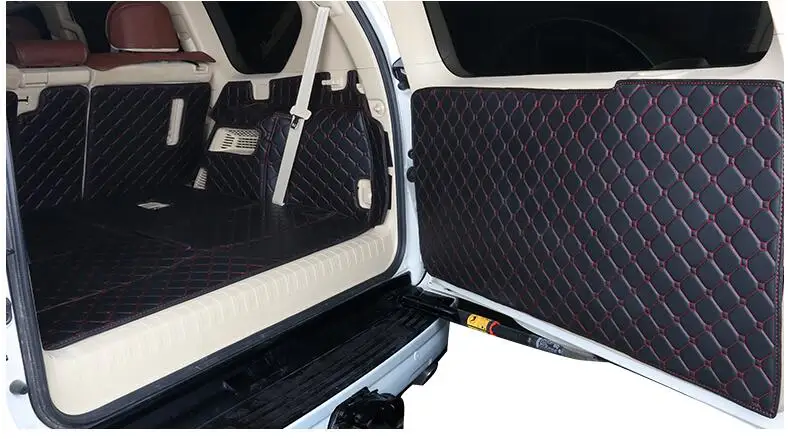 Коврики для багажника автомобиля под заказ и коврик задней двери Toyota Land Cruiser Prado 150