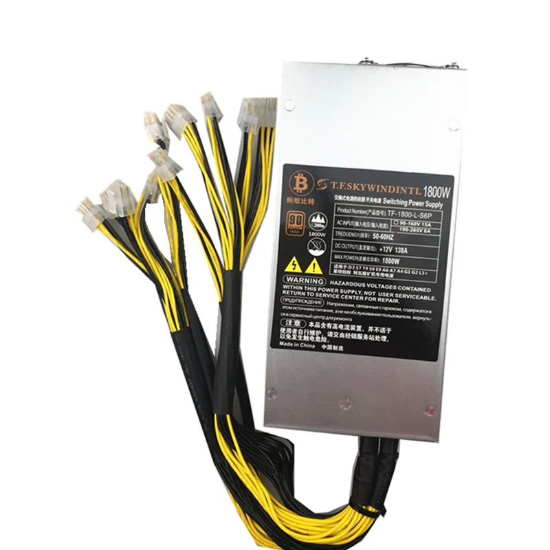 1800 واط pc امدادات الطاقة 1800 واط المناجم antminer btc APW3 + psu السلطة توريد bitcoin s7 s9 l3 + bitcoin مينر الكمبيوتر psu 1800 واط 1600 واط