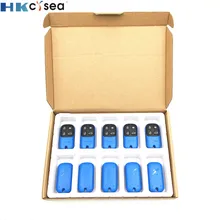 HKCYSEA 10 шт. новая модель синий цвет 4 кнопки Xhorse VVDI2 Автомобильный ключ пульт дистанционного управления XKXH01EN Английская версия для VVDI ключ инструмент