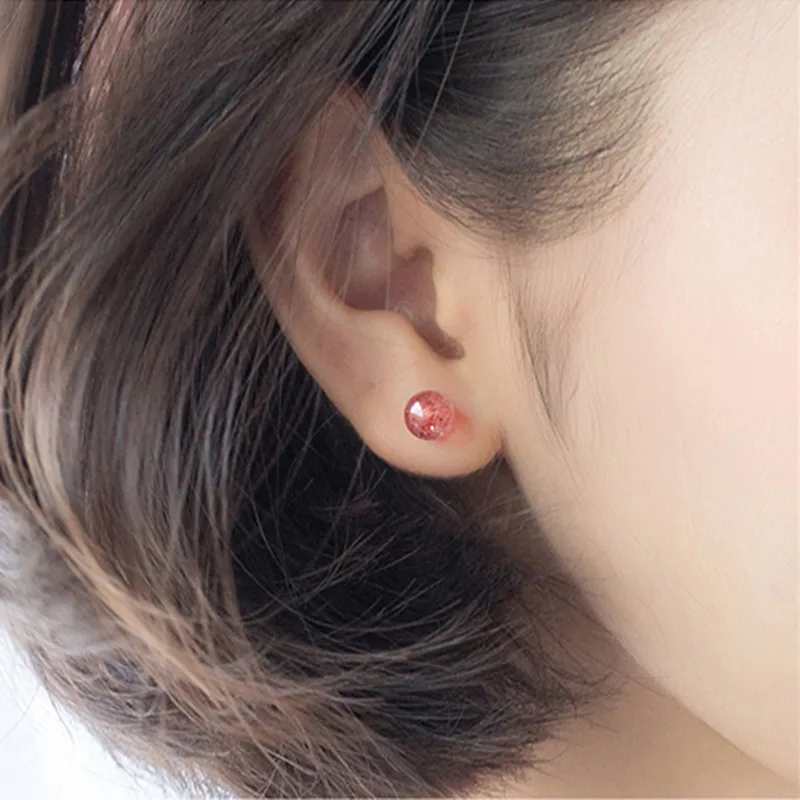 LBLS Stud Earrings Silver Opal Real 925 Sterling Silver Earrings Fashion Trendy Cystal Stone Small Earrings for Girls Kids (6)