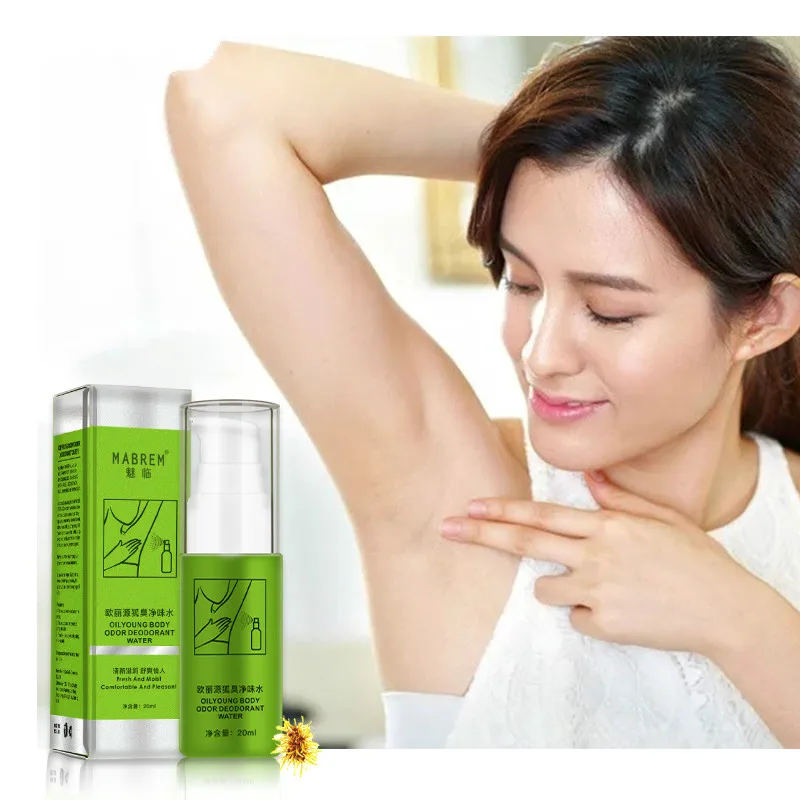 

Summer Antiperspirant Spray Underarm Sweat Deodorization Odor Clean Natural Plant Extract Body Odor Deodorant Water 20 ML TSLM1