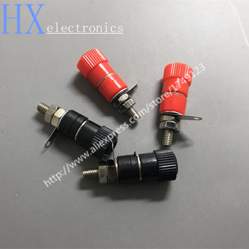 Terminal Blocks JS-910B 4mm Amplifier Connector Binding Post 0.3yuan_