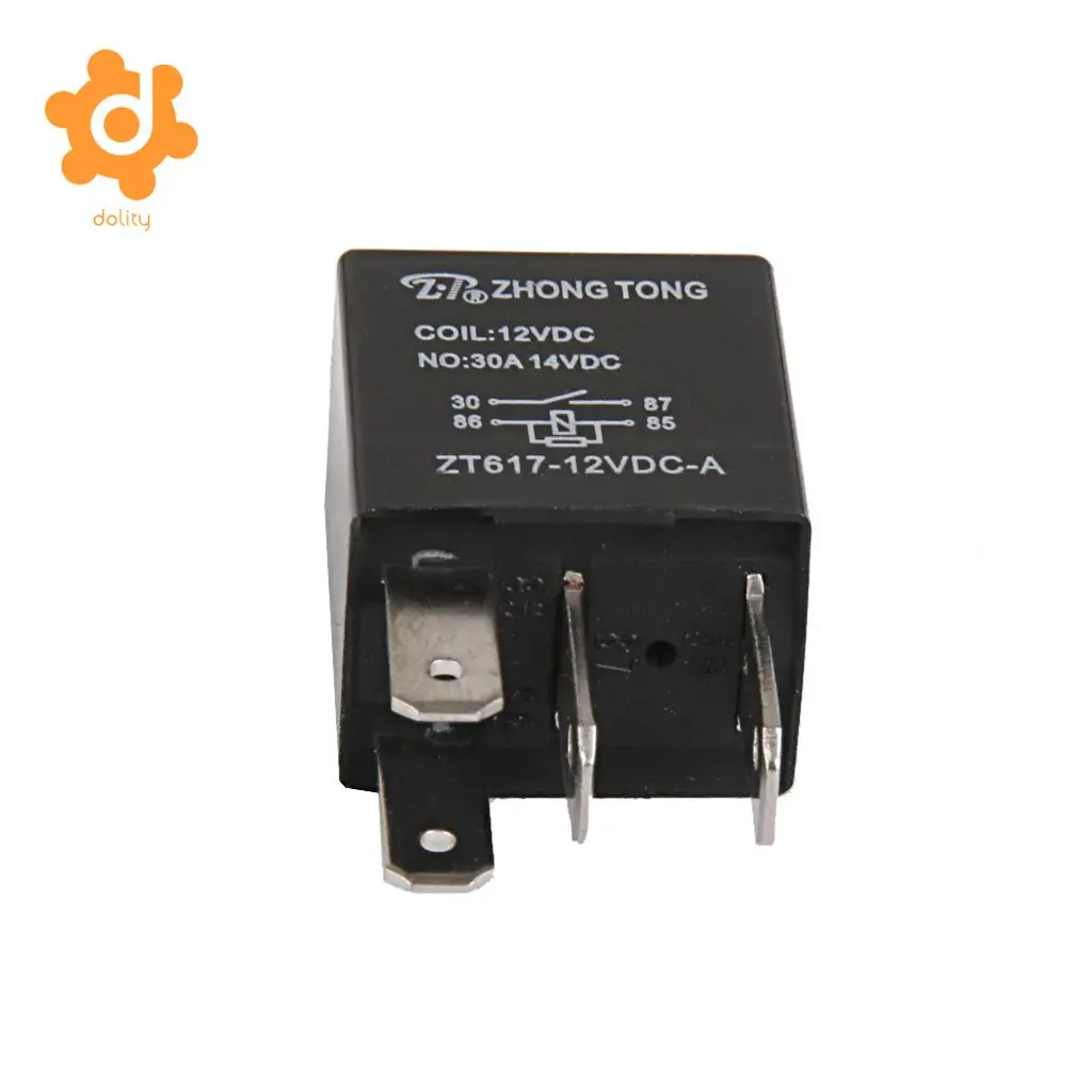Car Truck Auto Automotive DC 12V 30A 30 AMP SPST Relay Relays 4 Pin 4P High 40A coil capacity New High Quanlity