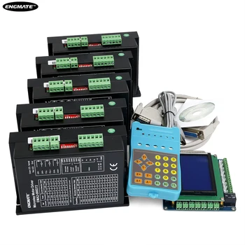 

Upgraded 5 Axis CNC Kit Professional Board & EMA2-080D72 Microstep Drivers