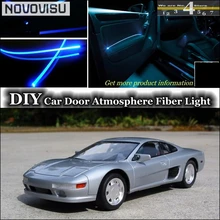 Novovisu для Nissan MID4 средней высоты 4 интерьер окружающего света настройки атмосферу волоконно-оптического диапазона двери Панель элементы освещения
