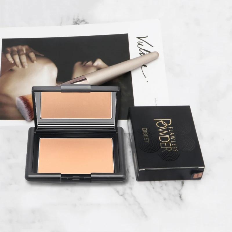 New Long-lasting Pressed Powder Oil-control Hide Pores Brighten Skin Color Waterproof Pressed Powder