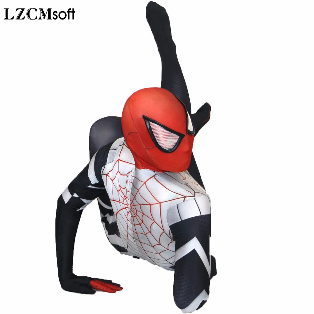 Женский костюм Человека-паука с 3D принтом, унисекс, с маской, мужской костюм супергероя, комбинезоны, костюмы Человека-паука для взрослых, Zentai, боди