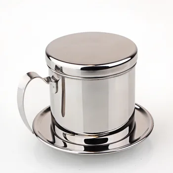 

Stainless Steel Vietnamese Drip Coffee Filter Maker Pot Infuser For Office Home Traveling Coffee Maker Dripper Mechanism